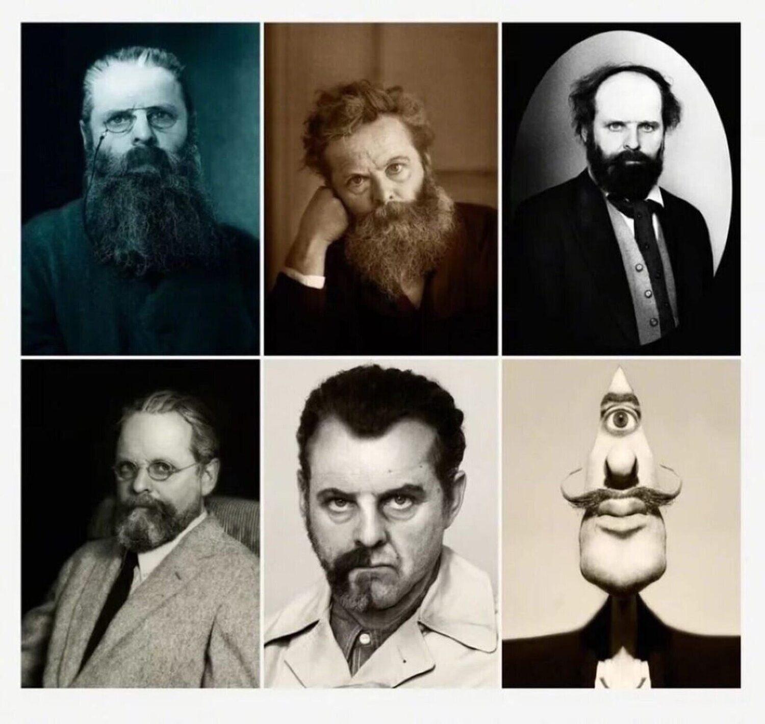 The Beard Print Gavin Turk