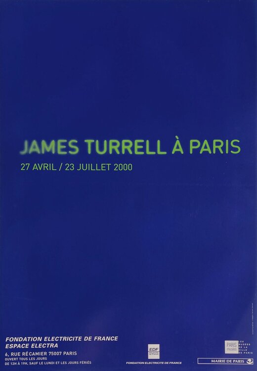 Expo 2000 - Fondation Electricité de France - Paris James Turrell
