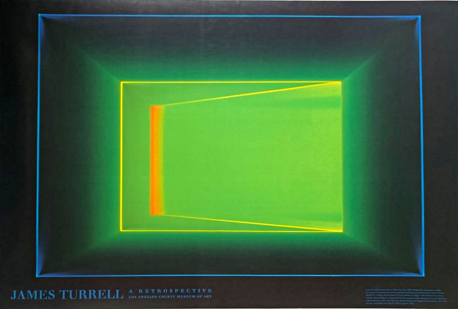 Key Lime, Rare LACMA Exhibition print James Turrell Stampa in vendita