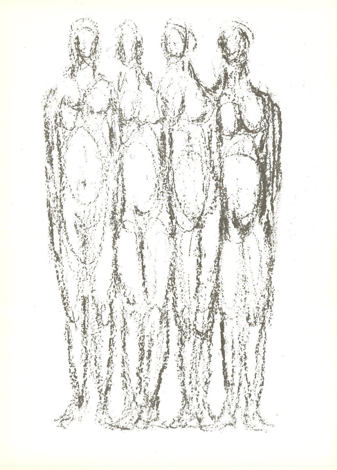 Quatre Personnages Raoul Ubac