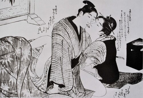 Le jeune homme vigoureu van Kitagawa Utamaro, Afdruk te koop op Singulart