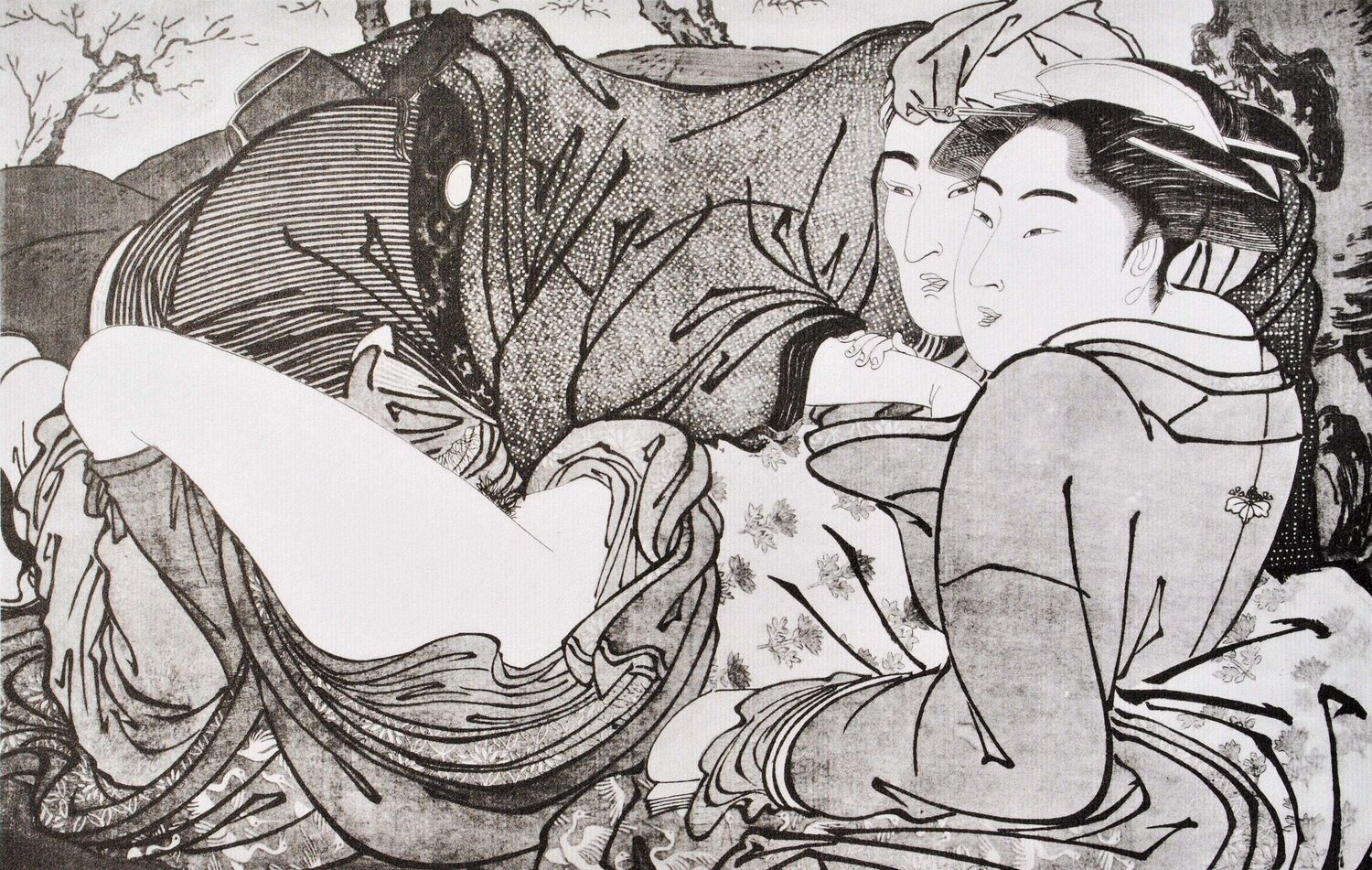 Le couple complic Kitagawa Utamaro