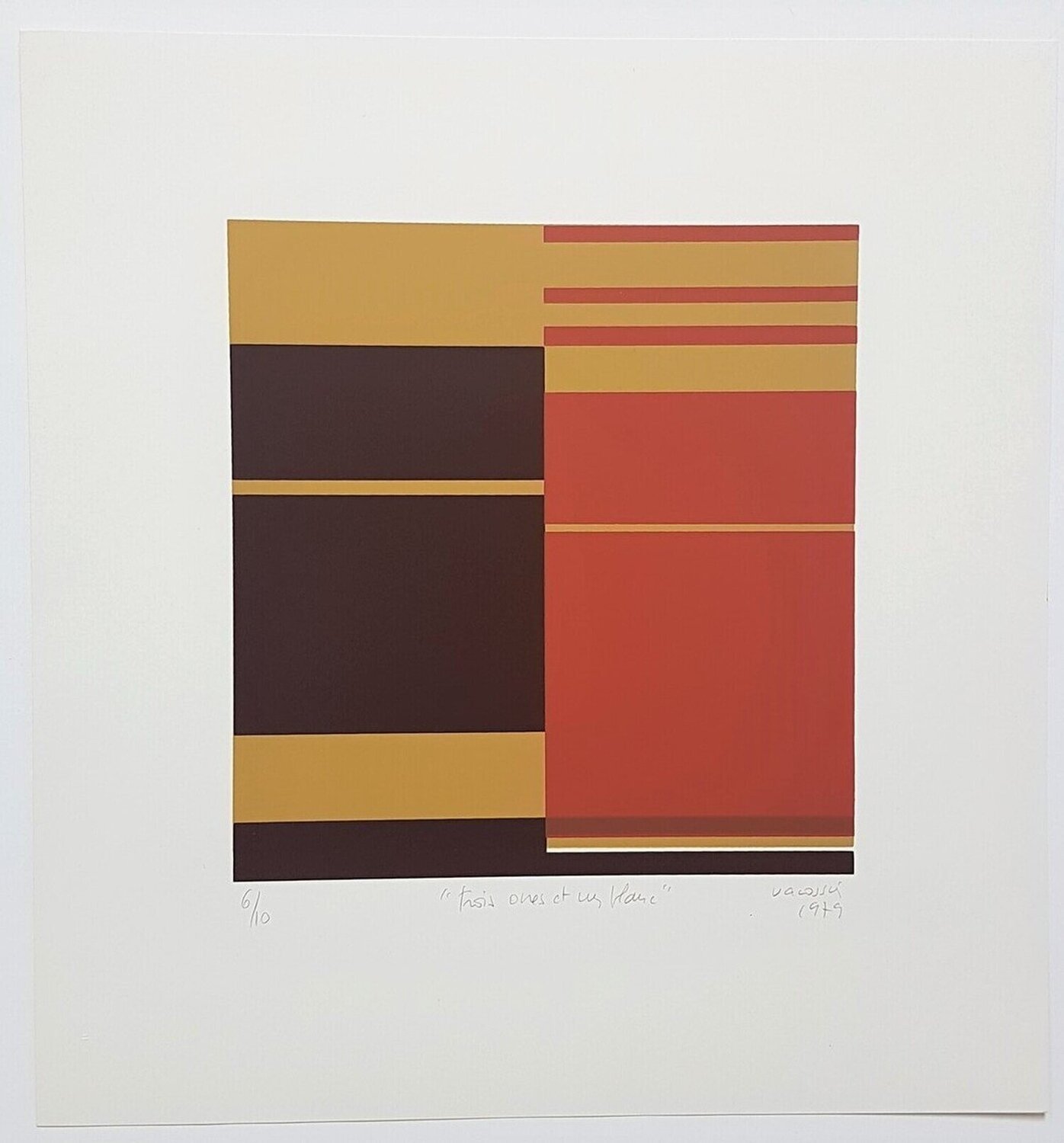 Geometric Composition Marie-Thérèse Vacossin Stampa in vendita