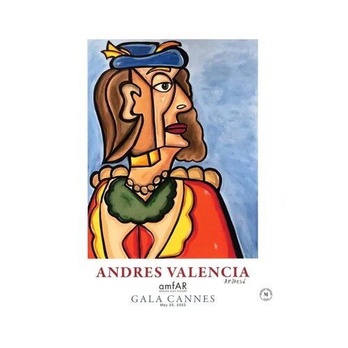 amfAR's poster  by Andres Valencia, Print for Sale on Singulart