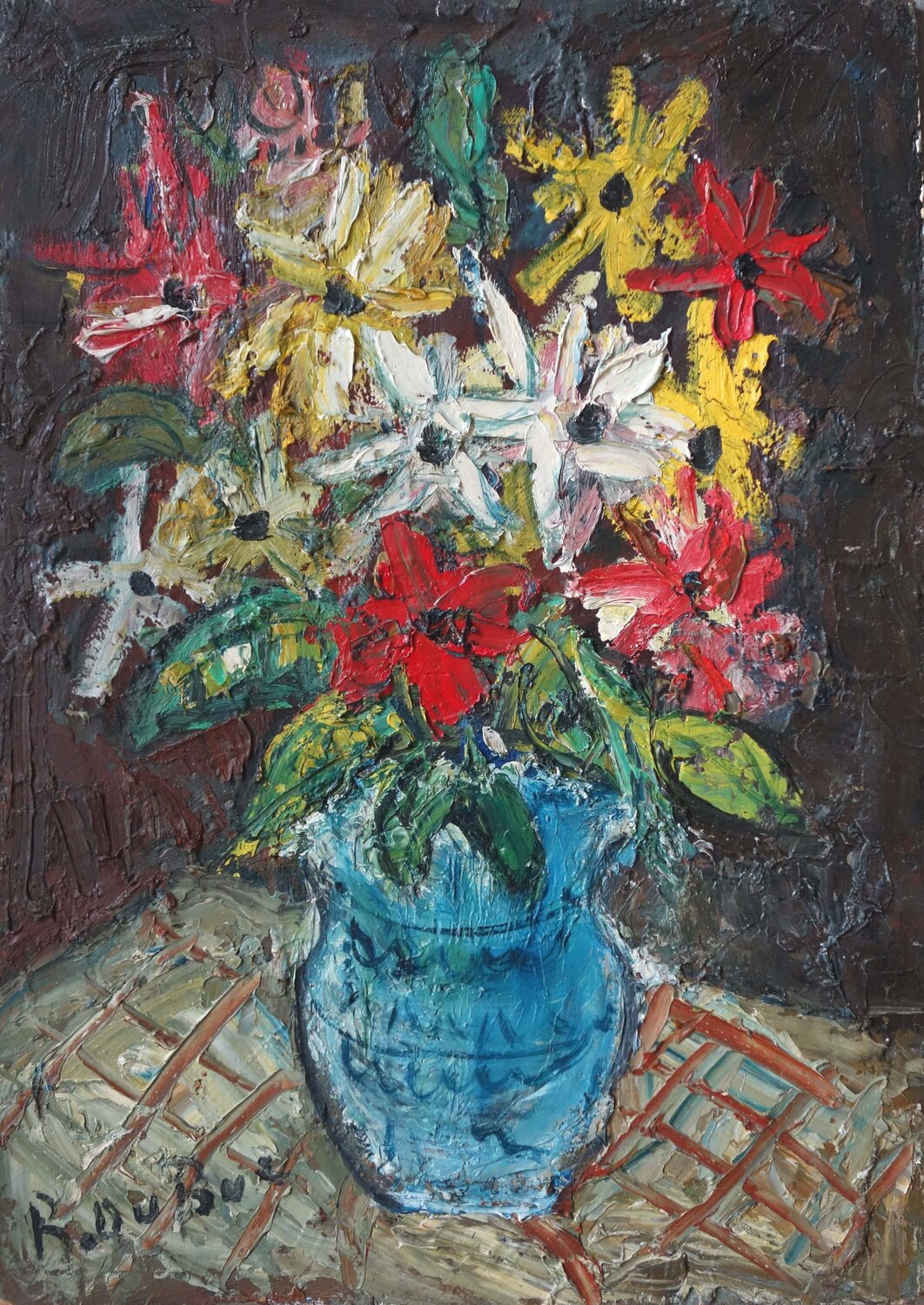 Bouquet de marguerites Louis Valtat Impresión en venta