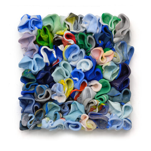 Baroque Painting Blue di Matthias van Arkel, Altri media in vendita su Singulart