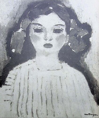 Petite fille aux couettes par Kees van Dongen, Édition en vente sur Singulart