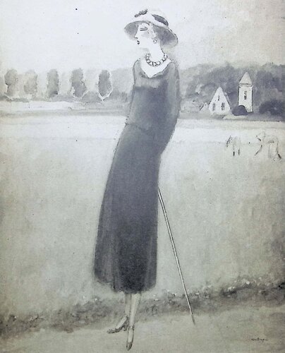 Elégante à la campagne par Kees van Dongen, Édition en vente sur Singulart