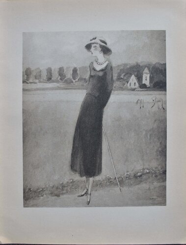 Elégante à la campagne von Kees van Dongen, Druck kaufen auf Singulart