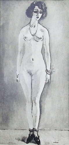 Jeune femme nue en pose van Kees van Dongen, Afdruk te koop op Singulart
