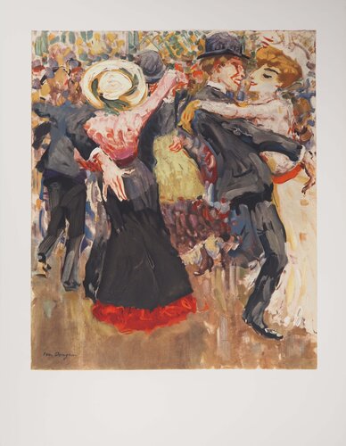 Danse au Moulin de la Galette von Kees van Dongen, Druck kaufen auf Singulart