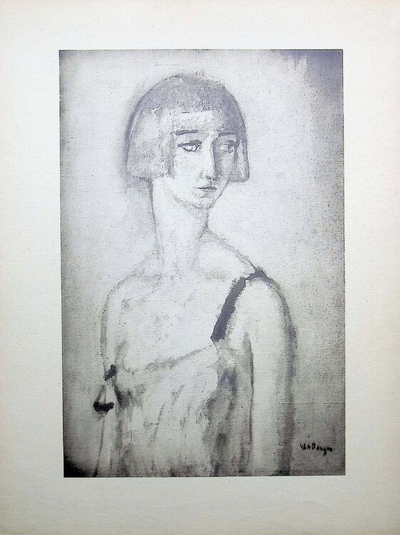 Jeune fille pensive Kees van Dongen