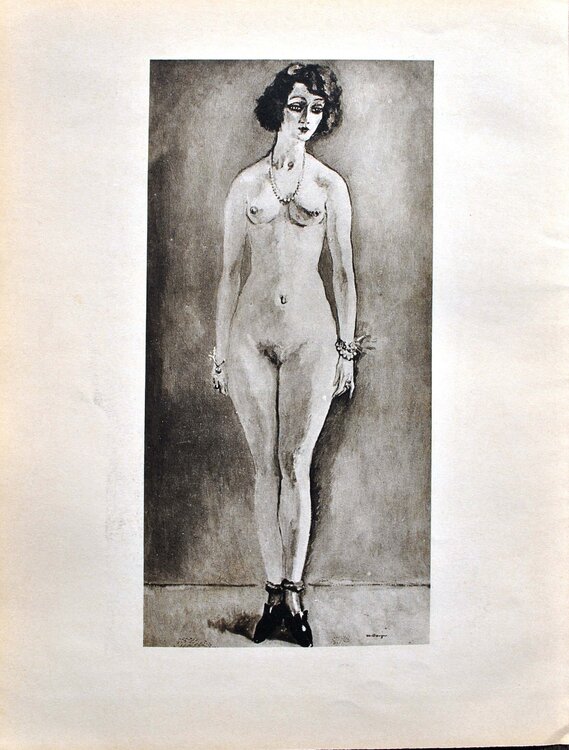Jeune femme nue en pose Kees van Dongen