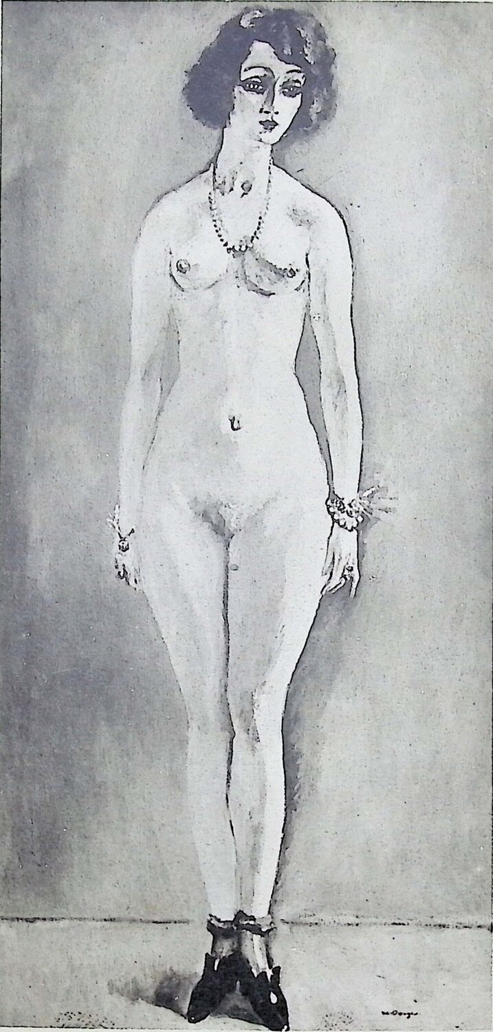 Jeune femme nue en pose Kees van Dongen
