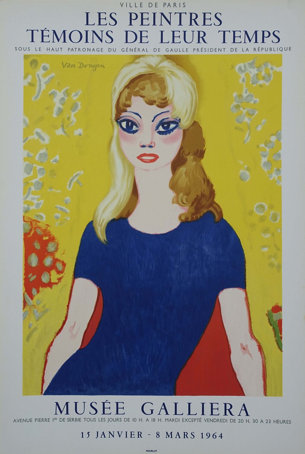 Brigitte BARDOT, Lithographie Kees van Dongen Impresión en venta