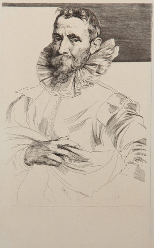 Portrait de Jean Breughel by Anthony van Dyck, 版画 for Sale on Singulart