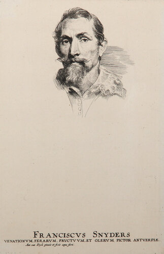 Portrait de Francois Snyders by Anthony van Dyck, Print for Sale on Singulart