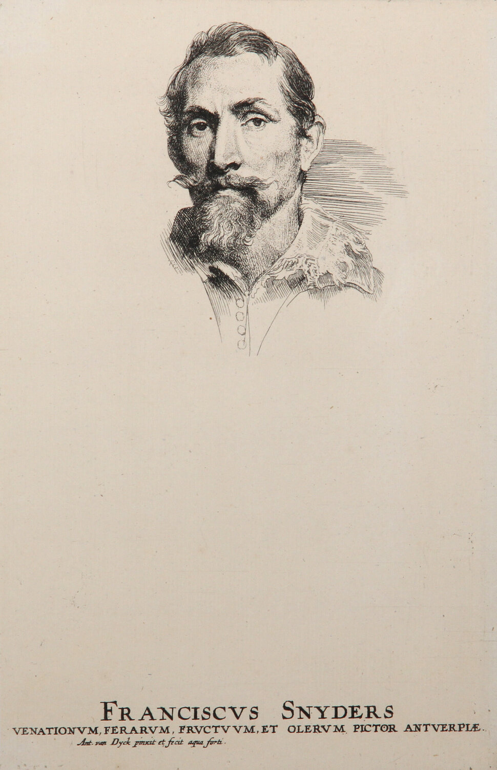 Portrait de Francois Snyders Anthony van Dyck