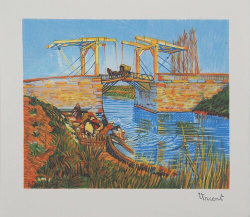 Le Pont de Langlois di Vincent van Gogh, Stampa in vendita su Singulart