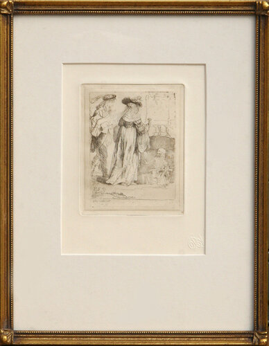 Death Appearing to a Married Couple from an open Grave van Rembrandt van Rijn, Afdruk te koop op Singulart