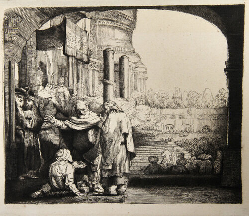 Saint Pierre Guerissant le Paralylique (B94) by Rembrandt van Rijn, Print for Sale on Singulart