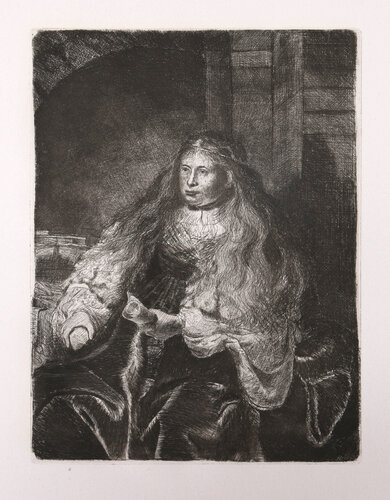 The Great Jewish Bride (B340) by Rembrandt van Rijn, Print for Sale on Singulart