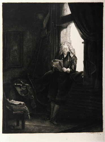 Portrait du Bourgmestre Jan Six (B285) di Rembrandt van Rijn, Stampa in vendita su Singulart