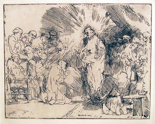 Christ Appearing to the Apostles by Rembrandt van Rijn, Print for Sale on Singulart