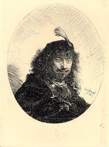 Self-Portrait by Rembrandt van Rijn, Print for Sale on Singulart