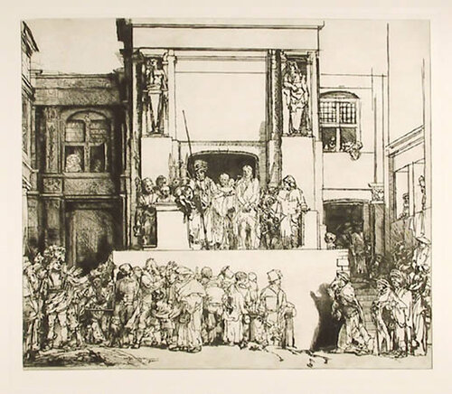 Christ presented to the people par Rembrandt van Rijn, Édition en vente sur Singulart
