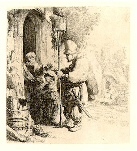 The Rat Poison Peddler de Rembrandt van Rijn, Impresión a la venta en Singulart