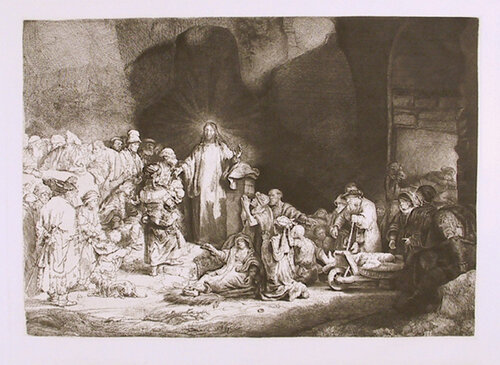 The Hundred Guilder Print de Rembrandt van Rijn, Impresión a la venta en Singulart