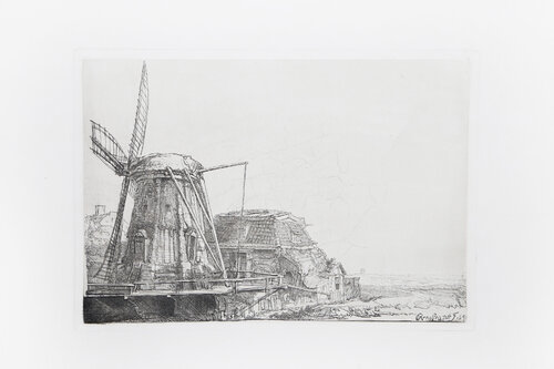 The Windmill by Rembrandt van Rijn, Print for Sale on Singulart