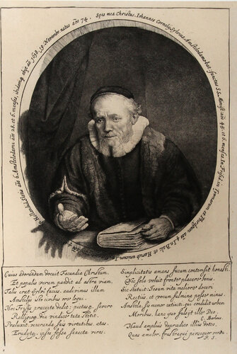 Portrait de Jean Corneille Sylvius (B280) by Rembrandt van Rijn, Print for Sale on Singulart