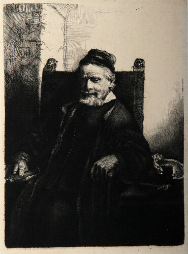 Portrait de Jean Lutma (B276) von Rembrandt van Rijn, Druck kaufen auf Singulart