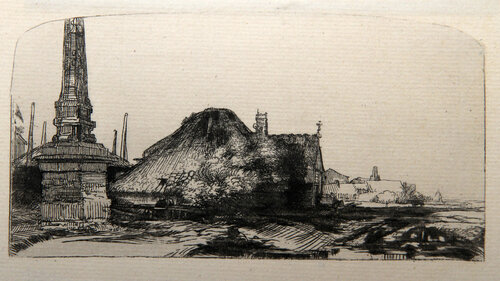 L'Obelisque (B227) de Rembrandt van Rijn, Impresión a la venta en Singulart