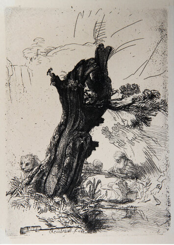 Saint Gerome Ecrivant (B103) van Rembrandt van Rijn, Afdruk te koop op Singulart