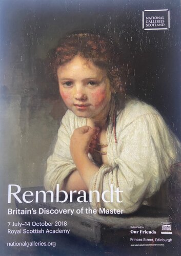 Rembrandt, Britain's Discovery of the Master, Royal Scottish Academy, Museum Exhibition Poster, FREE WORLDWIDE SHIPPING par Rembrandt van Rijn, Édition en vente sur Singulart