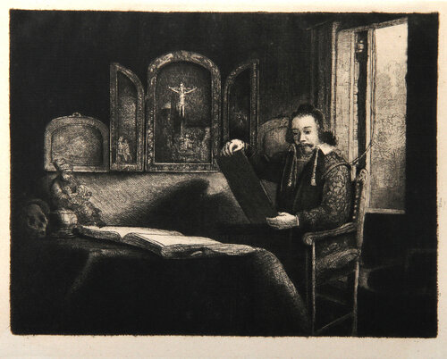 Abraham Francen, Apothecary (B273) de Rembrandt van Rijn, Impresión a la venta en Singulart