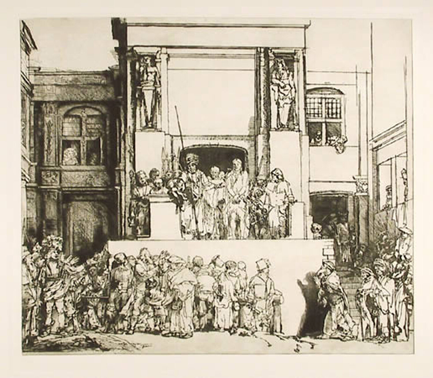 Christ presented to the people Rembrandt van Rijn Druck zu verkaufen