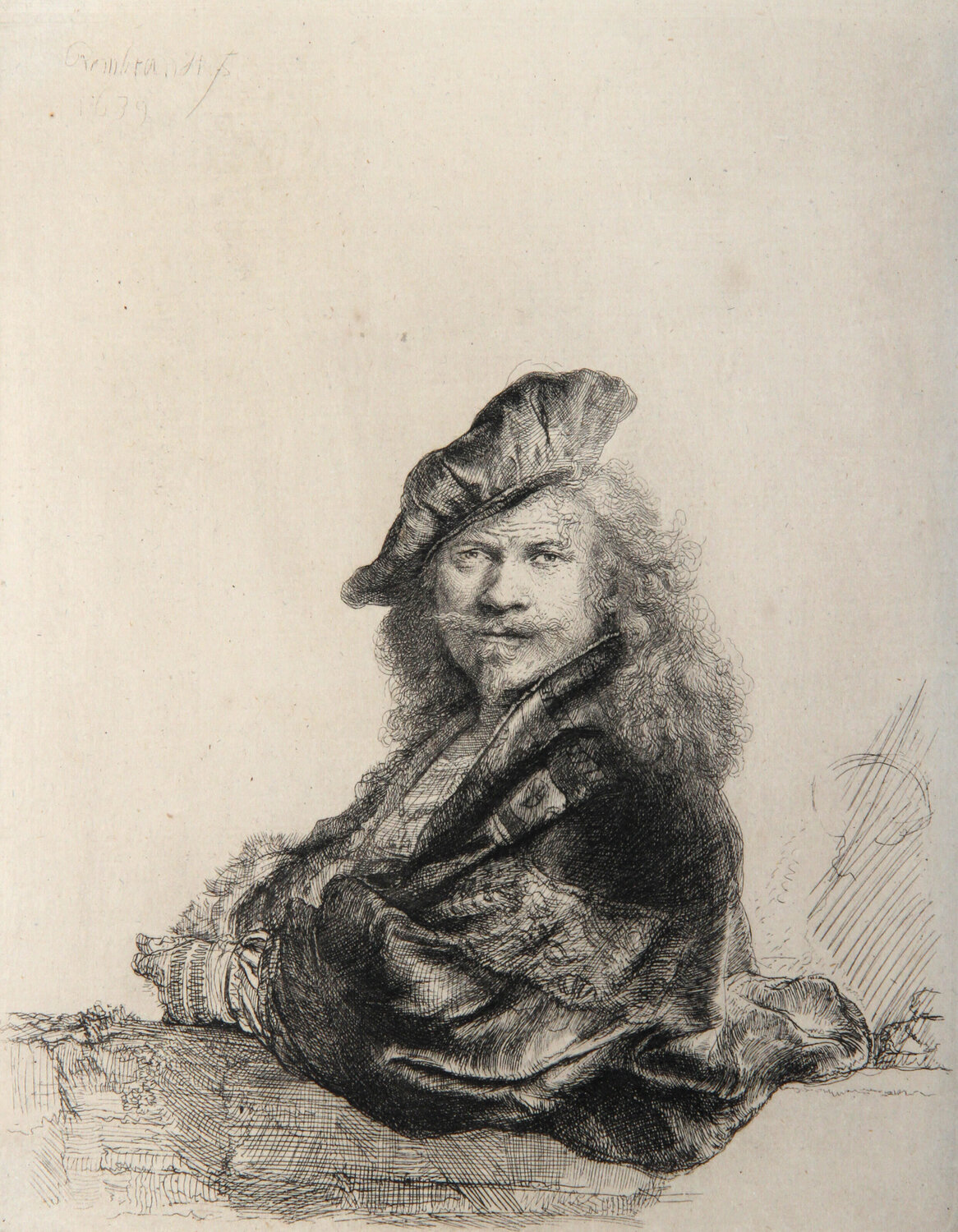Rembrandt Appuye (B21) Rembrandt van Rijn