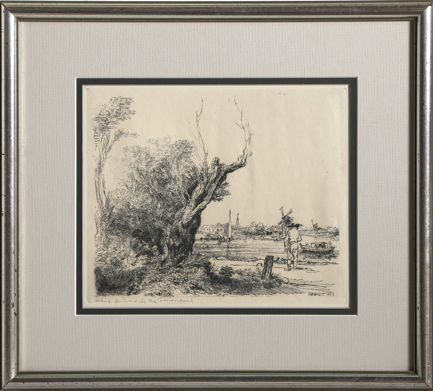 Vue d’Omval pres d’Amsterdam (B209) Rembrandt van Rijn Druck zu verkaufen