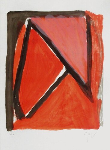 MP 401 Partage du rouge par Bram van Velde, Édition en vente sur Singulart