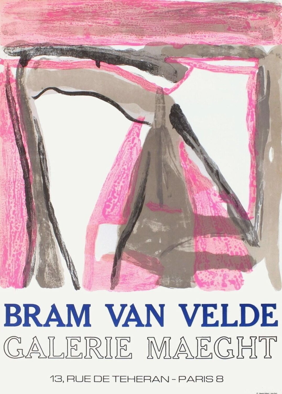 Expo 75 - Galerie Maeght Bram van Velde Druck zu verkaufen