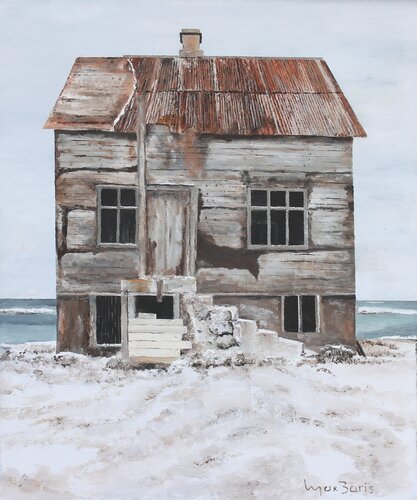 The Beach House par Max Baris, Peinture en vente sur Singulart