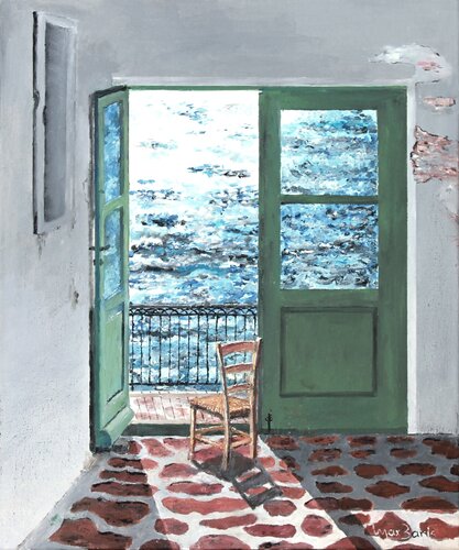 Sea Side Sun Set de Max Baris, Pintura a la venta en Singulart