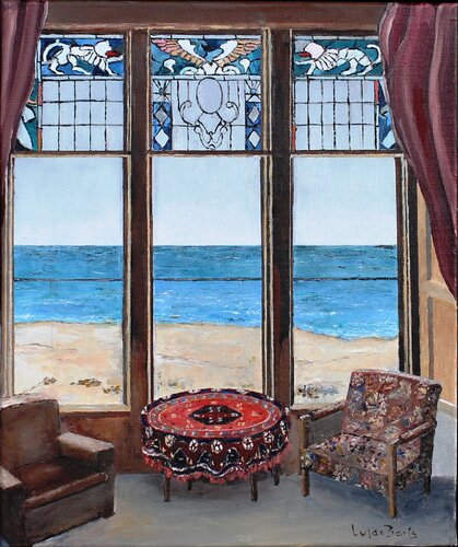 Guest House with Sea View van Max Baris, Schilderij te koop op Singulart