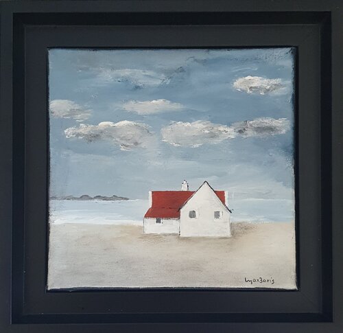 House with a Sea View van Max Baris, Schilderij te koop op Singulart