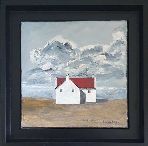 House at the Edge by Max Baris, Painting for Sale on Singulart