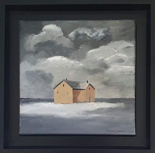 The yellow House van Max Baris, Schilderij te koop op Singulart